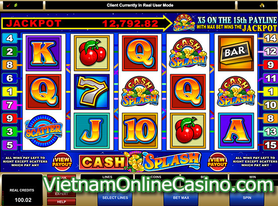 Cash Splash 5 Reel Slots