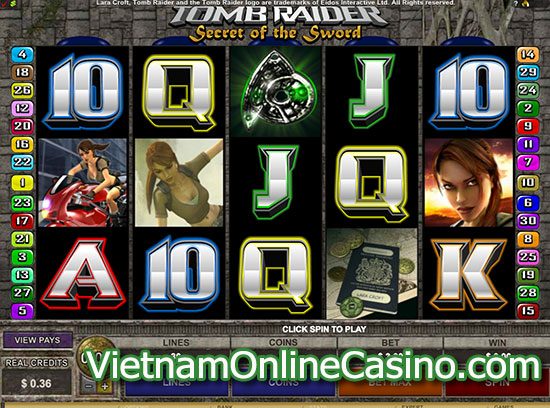 Tomb Raider – Secret of the Sword Slot