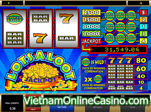 Lots a Loot 3 Reel Slot